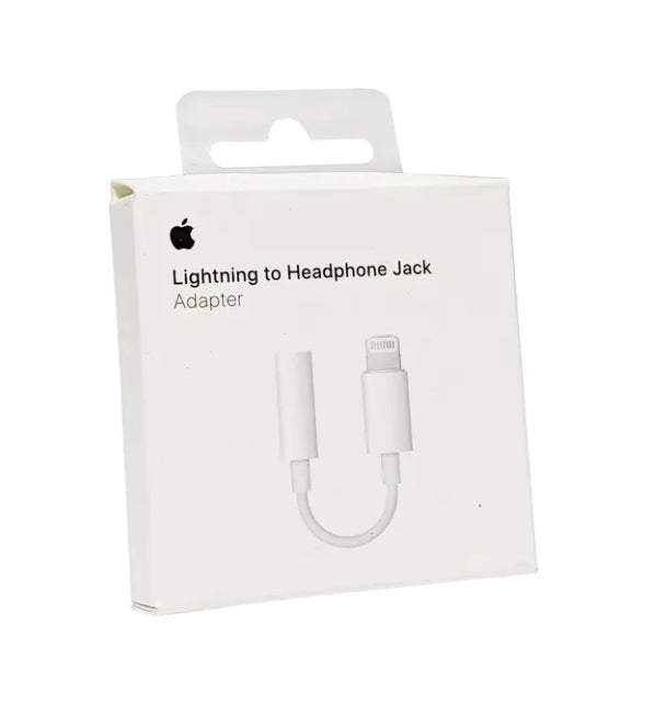 Original Apple OEM Lightning to 3.5mm Headphone Adapter Cable- Official White Colour (MMX62AM/A) - Super Savings Technologies Co.,LTD Original Apple OEM Lightning to 3.5mm Headphone Adapter Cable- Official White Colour (MMX62AM/A) - Super Savings Technologies Co.,LTD